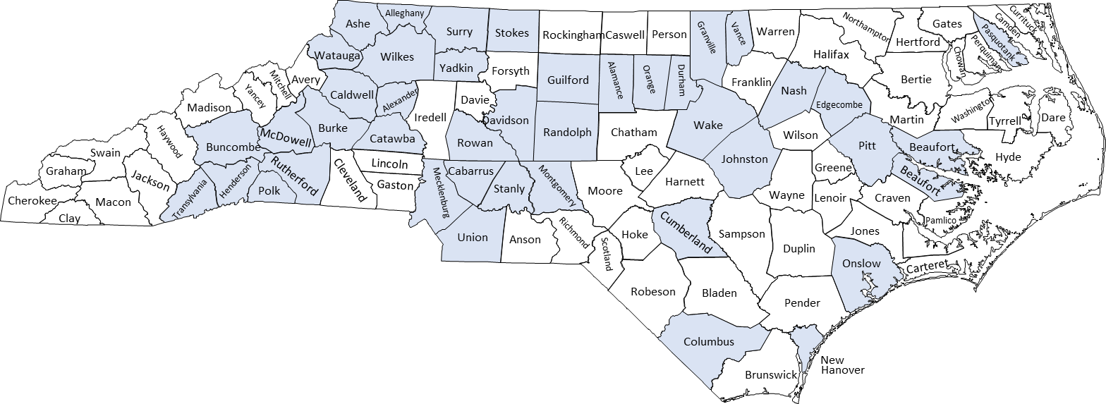 Counties Served